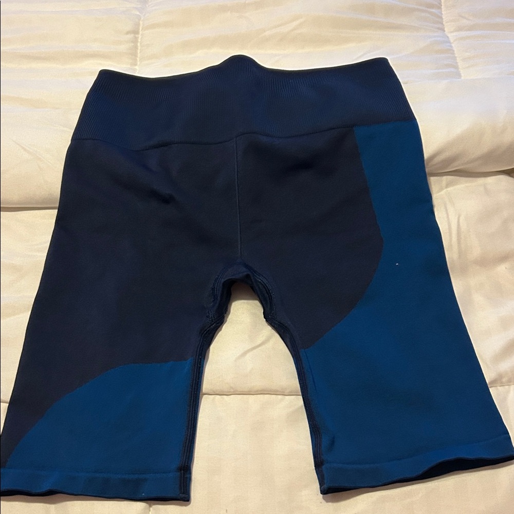 Fabletics Women's Navy and Teal Shorts